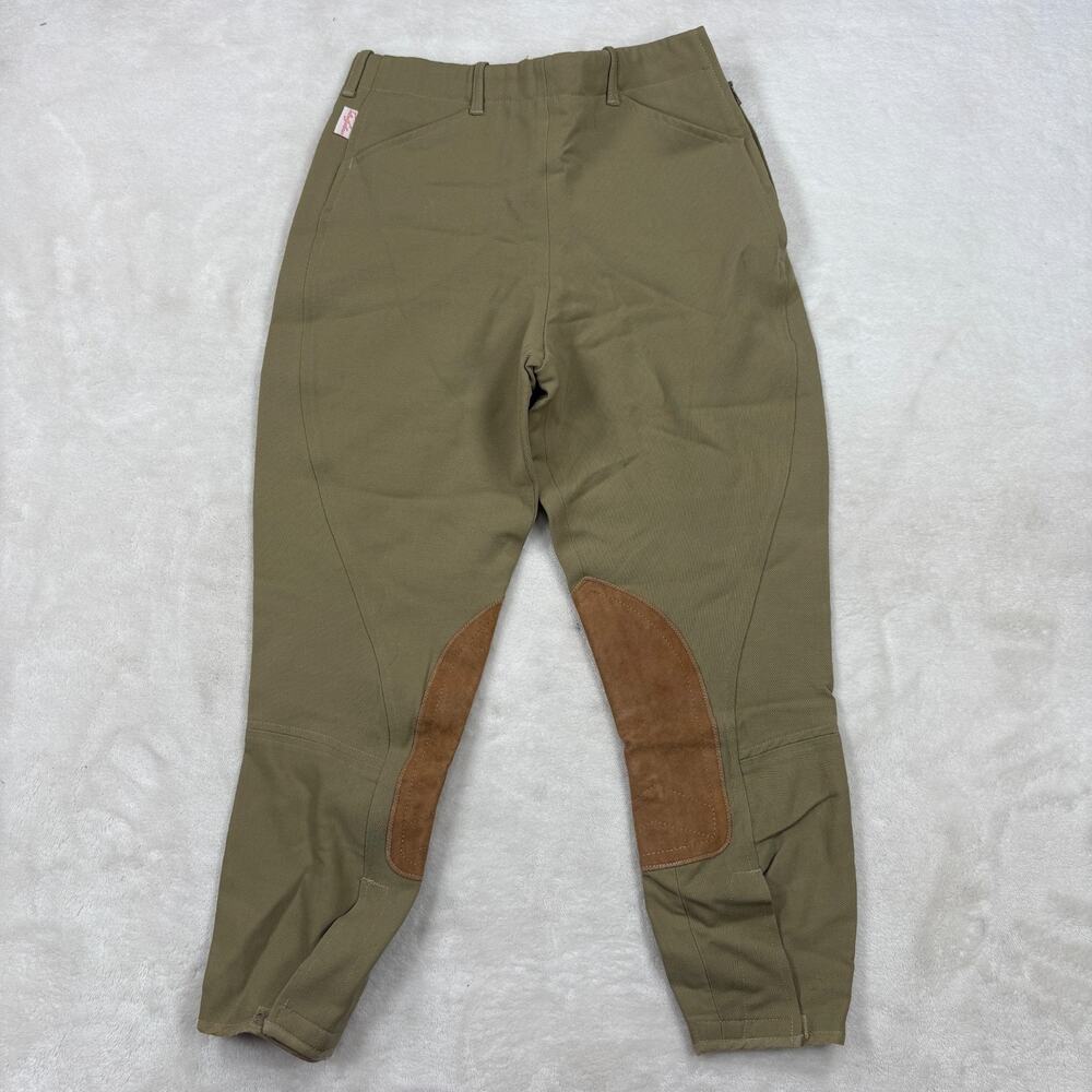 Tailored Sportsman English Riding Breeches Tan Knee Patch 16